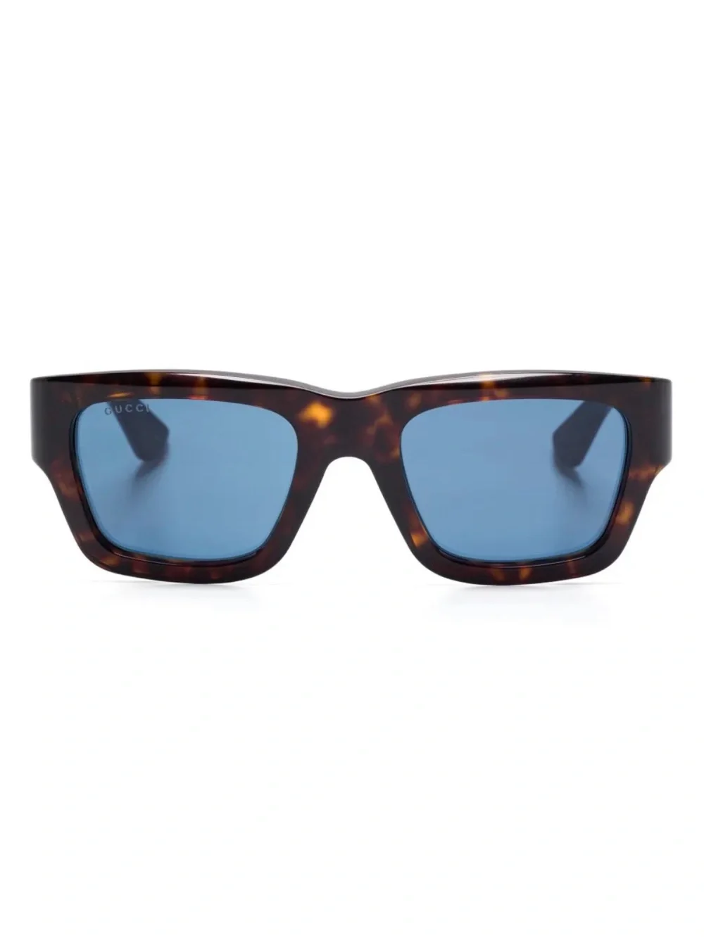 New Gucci GG1668S 002 Havana Sunglasses with Burgundy & Blue Temples Authentic